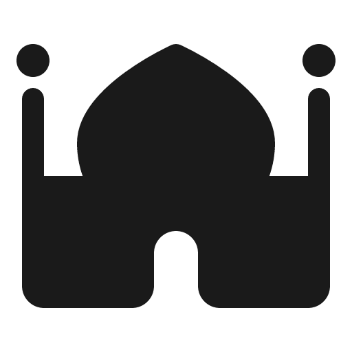 Building mosque 16 filled icon, filled style, from Fluent UI System Icons