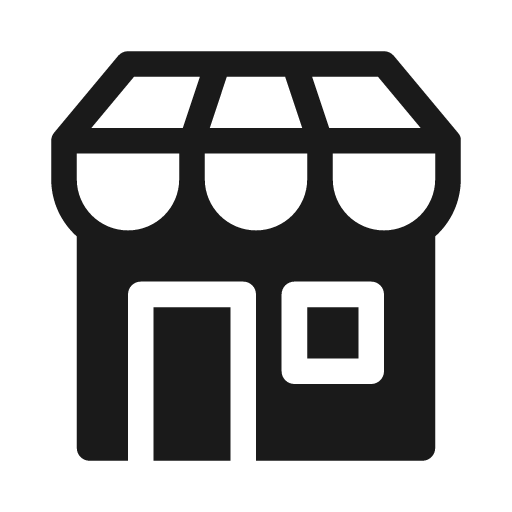 Building shop 20 filled icon, filled style, from Fluent UI System Icons