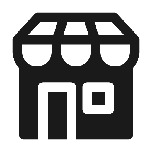 Building shop 24 filled icon, filled style, from Fluent UI System Icons