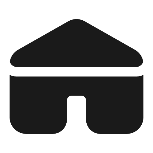 Building yurt 16 filled icon, filled style, from Fluent UI System Icons