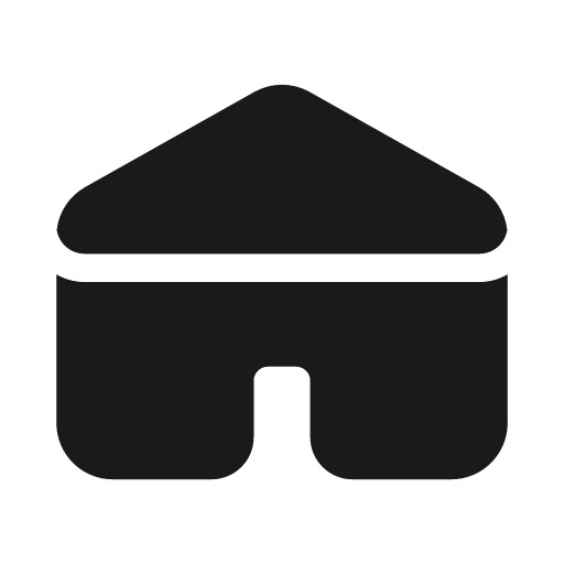 Building yurt 20 filled icon, filled style, from Fluent UI System Icons