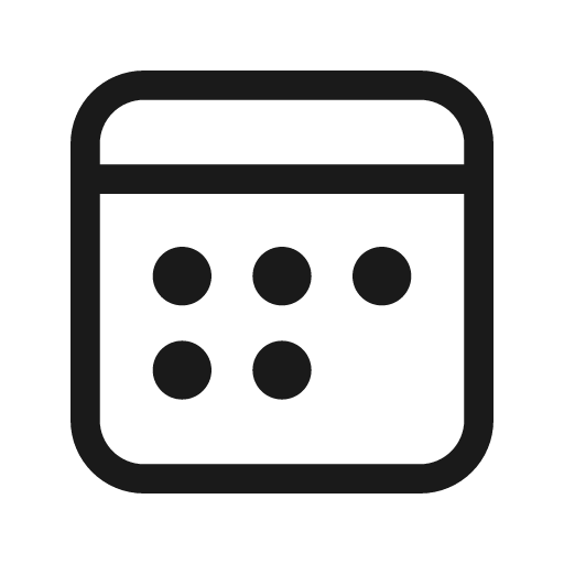 Calendar 48 regular icon, solid style, from Fluent UI System Icons