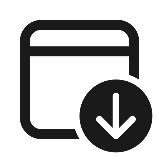 Calendar arrow down 24 regular icon, solid style, from Fluent UI System Icons