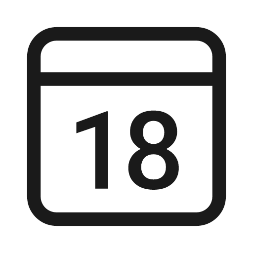 Calendar date 28 regular icon, solid style, from Fluent UI System Icons