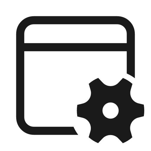 Calendar settings 28 regular icon, solid style, from Fluent UI System Icons