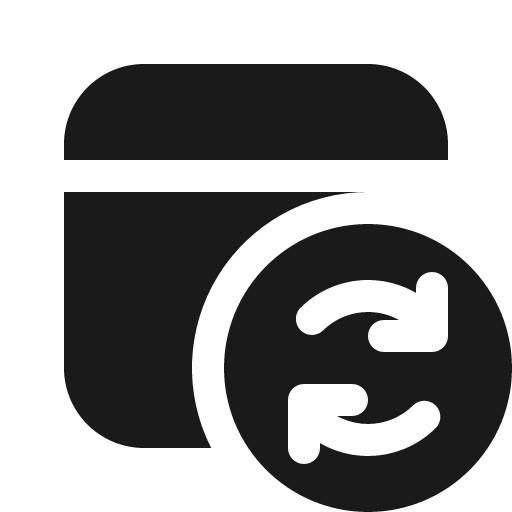 Calendar sync 16 filled icon, filled style, from Fluent UI System Icons