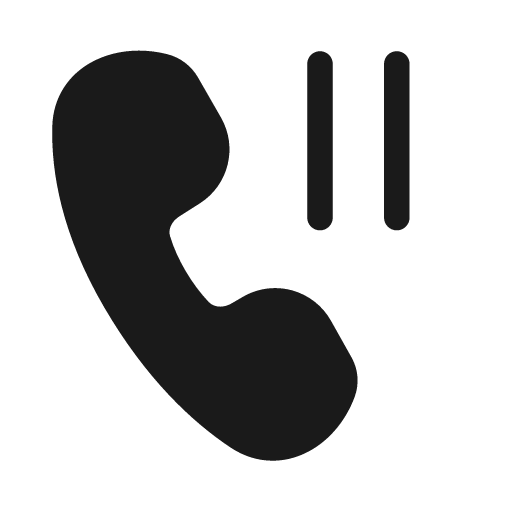 Call pause 20 filled icon, filled style, from Fluent UI System Icons