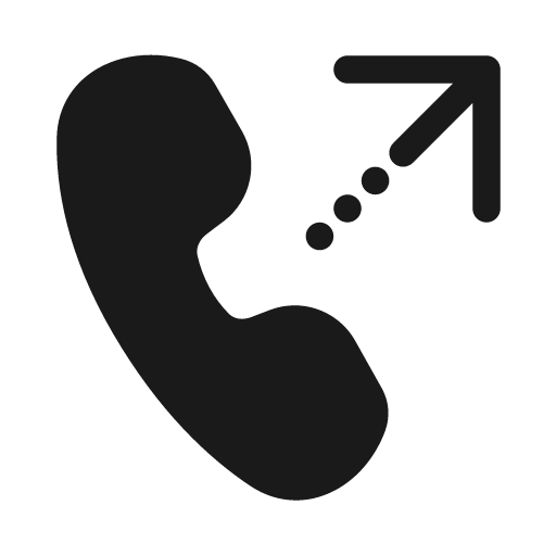 Call transfer 20 filled icon, filled style, from Fluent UI System Icons
