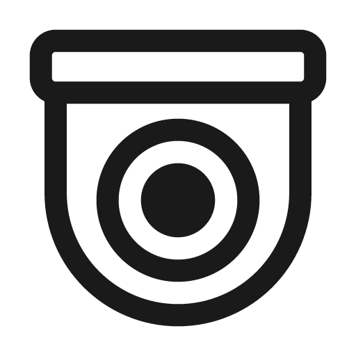 Camera dome 24 regular icon, solid style, from Fluent UI System Icons