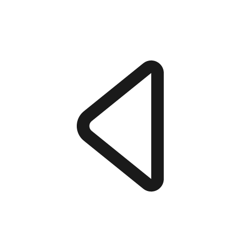 Caret left 20 regular icon, solid style, from Fluent UI System Icons