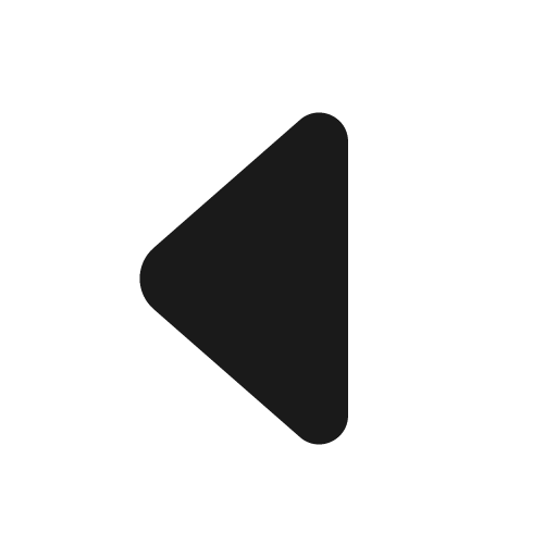 Caret left 24 filled icon, filled style, from Fluent UI System Icons