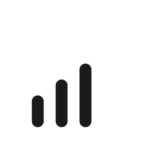 Cellular data 3 20 filled icon, filled style, from Fluent UI System Icons