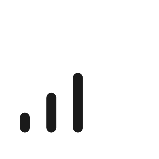 Cellular data 3 24 regular icon, solid style, from Fluent UI System Icons