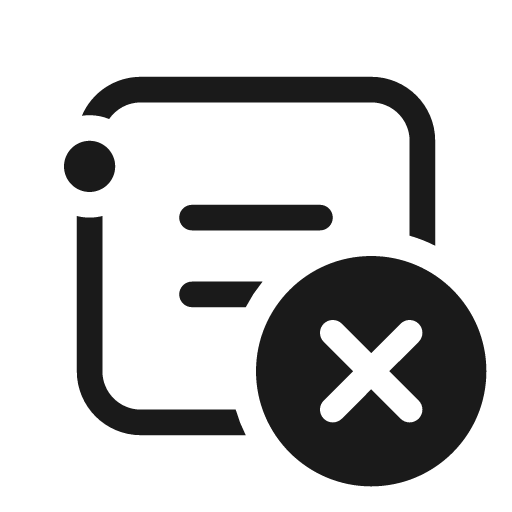 Channel dismiss 20 regular icon, solid style, from Fluent UI System Icons