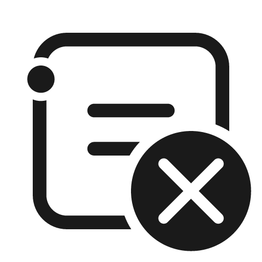 Channel dismiss 48 regular icon, solid style, from Fluent UI System Icons