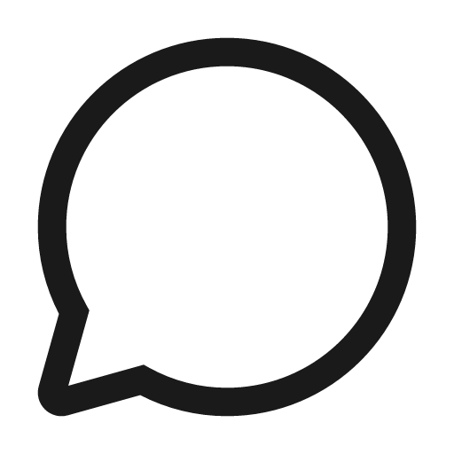 Chat empty 24 regular icon, solid style, from Fluent UI System Icons