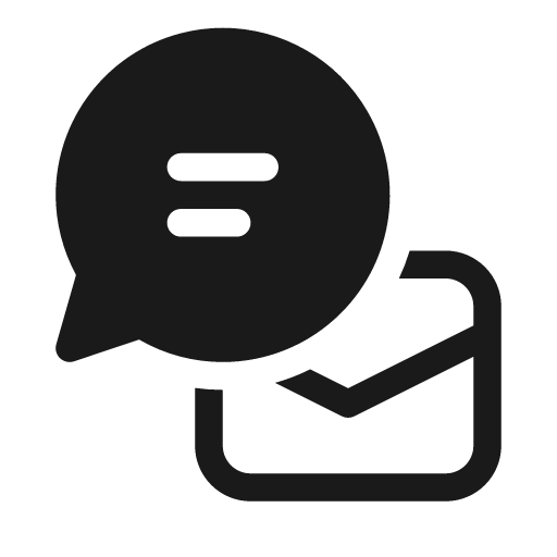 Chat mail 20 filled icon, filled style, from Fluent UI System Icons