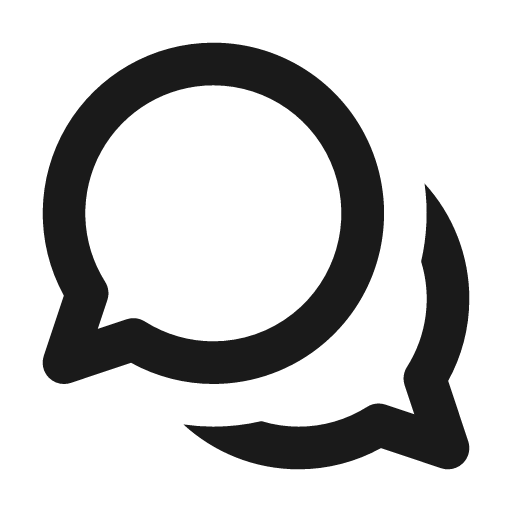 Chat multiple 12 regular icon, solid style, from Fluent UI System Icons