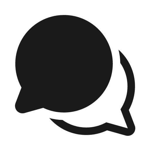 Chat multiple 20 filled icon, filled style, from Fluent UI System Icons