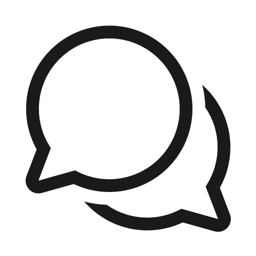 Chat multiple 20 regular icon, solid style, from Fluent UI System Icons