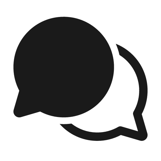 Chat multiple 48 filled icon, filled style, from Fluent UI System Icons