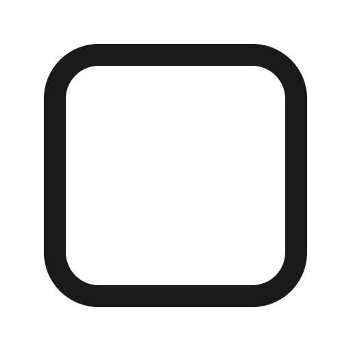 Checkbox unchecked 16 regular icon, solid style, from Fluent UI System Icons