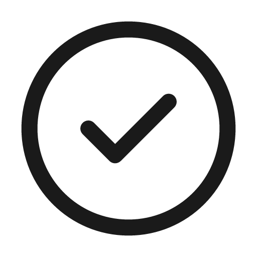 Checkmark circle 24 regular icon, solid style, from Fluent UI System Icons