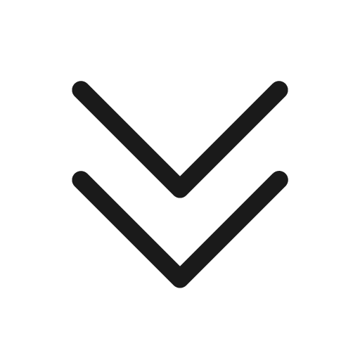 Chevron double down 20 regular icon, solid style, from Fluent UI System Icons