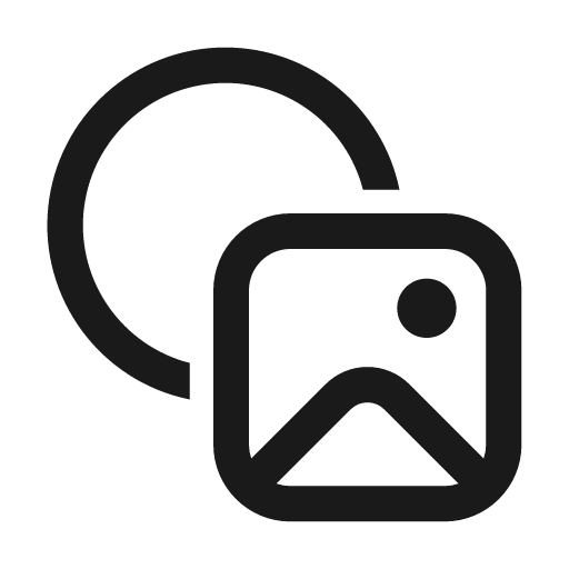 Circle image 24 regular icon, solid style, from Fluent UI System Icons