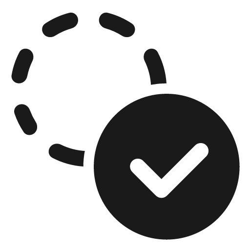 Circle multiple hint checkmark 24 filled icon, filled style, from Fluent UI System Icons