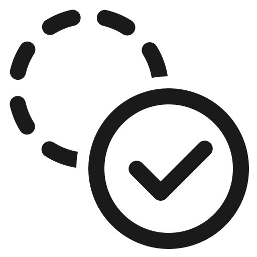 Circle multiple hint checkmark 32 regular icon, solid style, from Fluent UI System Icons