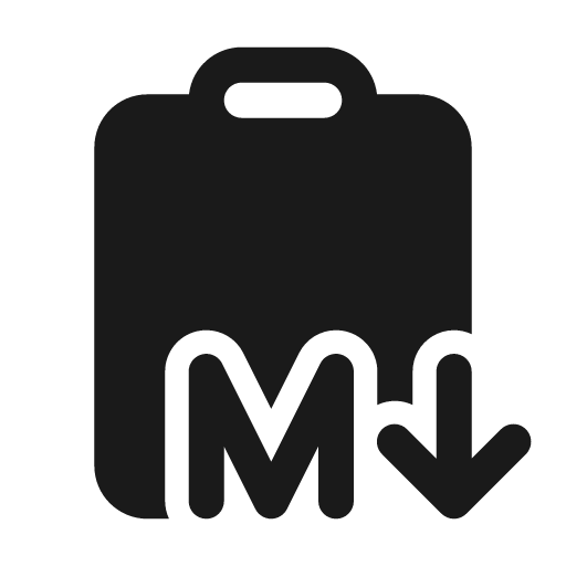 Clipboard markdown 24 filled icon, filled style, from Fluent UI System Icons