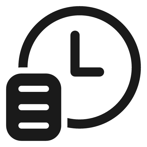 Clock bill 24 regular icon, solid style, from Fluent UI System Icons