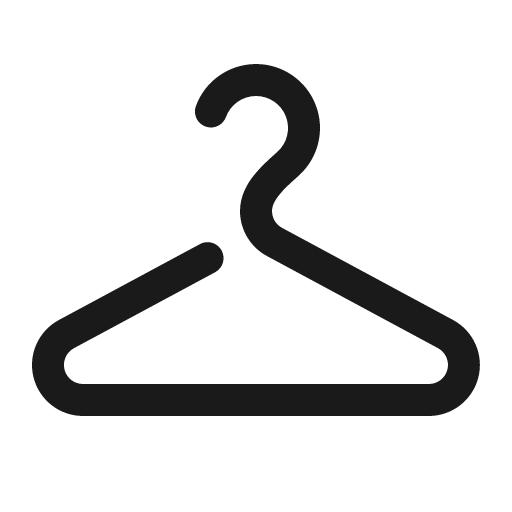 Clothes hanger 16 regular icon, solid style, from Fluent UI System Icons