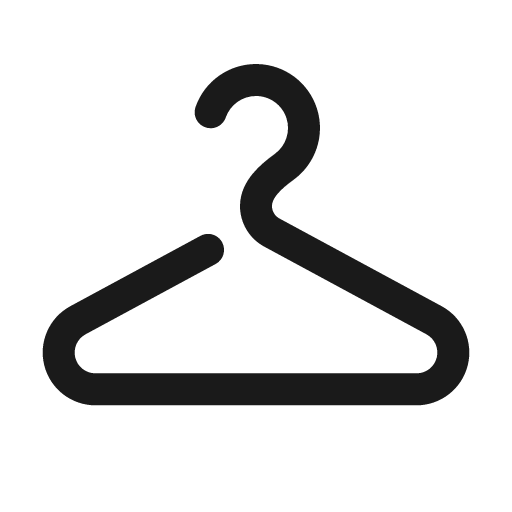 Clothes hanger 24 regular icon, solid style, from Fluent UI System Icons