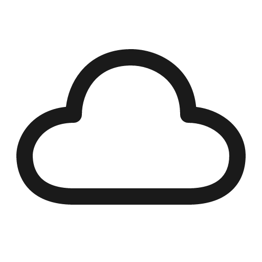 Cloud 32 regular icon, solid style, from Fluent UI System Icons