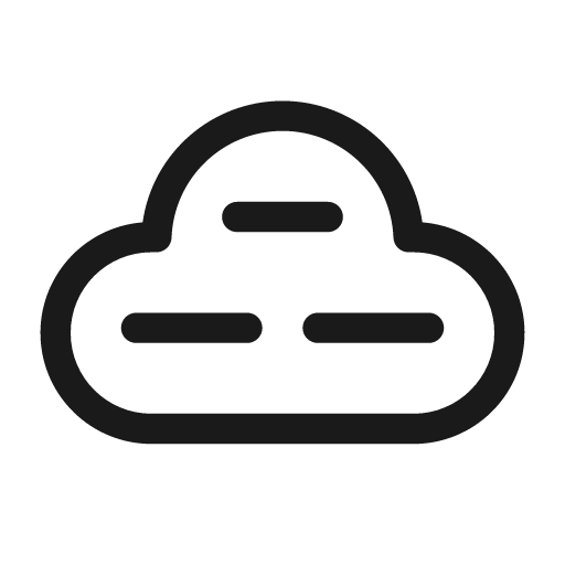 Cloud words 28 regular icon, solid style, from Fluent UI System Icons