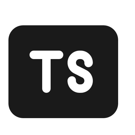 Code ts rectangle 16 filled icon, filled style, from Fluent UI System Icons
