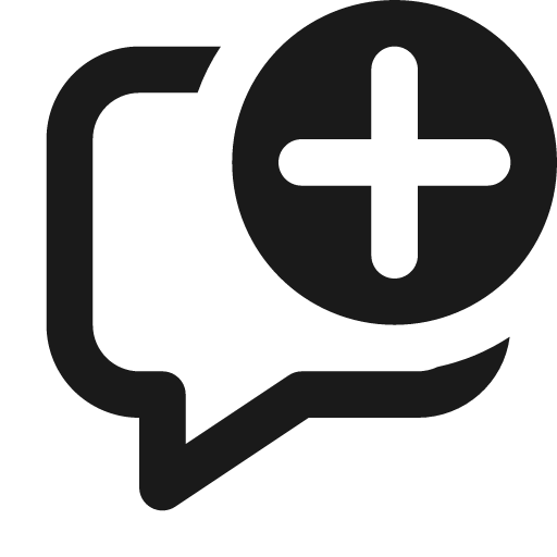 Comment add 12 regular icon, solid style, from Fluent UI System Icons