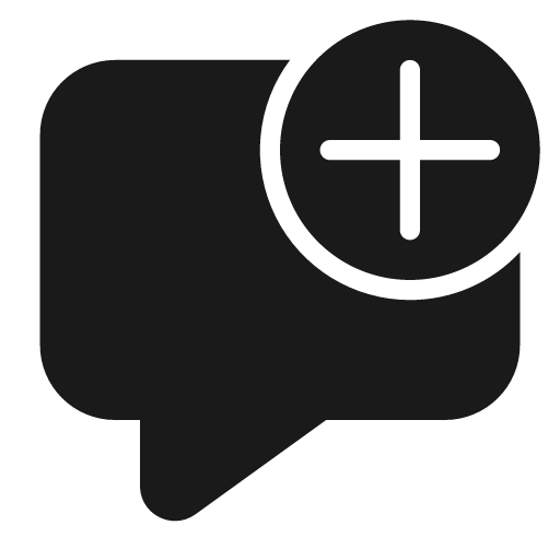 Comment add 28 filled icon, filled style, from Fluent UI System Icons