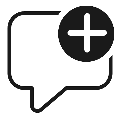 Comment add 32 light icon, light style, from Fluent UI System Icons