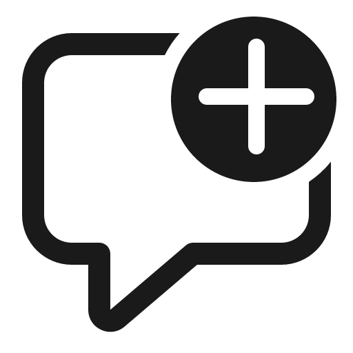 Comment add 32 regular icon, solid style, from Fluent UI System Icons