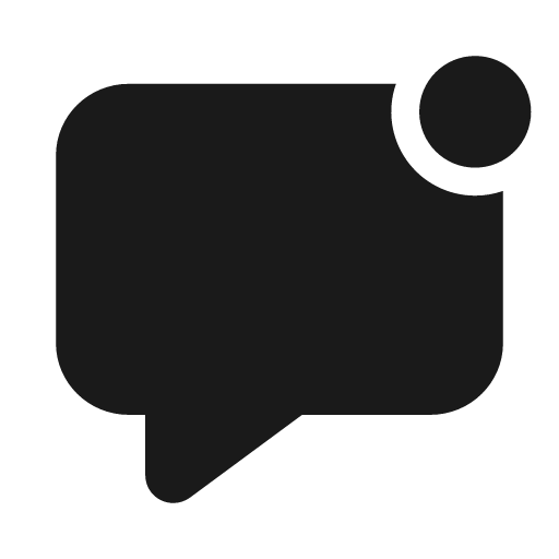 Comment badge 20 filled icon, filled style, from Fluent UI System Icons