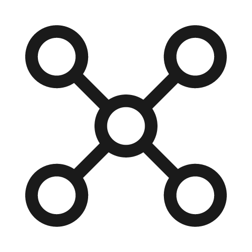 Connected 20 regular icon, solid style, from Fluent UI System Icons