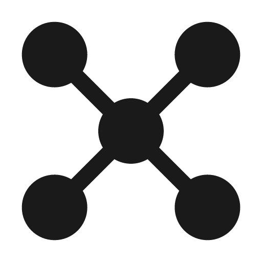 Connected 24 filled icon, filled style, from Fluent UI System Icons