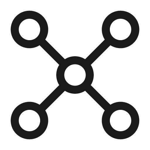 Connected 28 regular icon, solid style, from Fluent UI System Icons