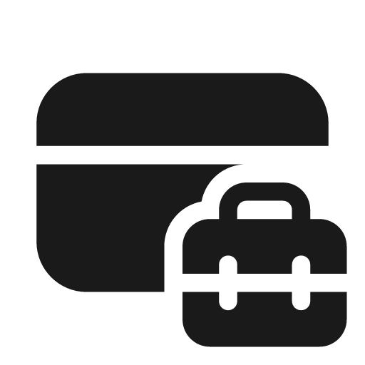 Credit card toolbox 20 filled icon, filled style, from Fluent UI System Icons