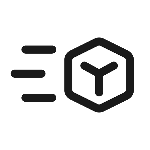 Cube quick 28 regular icon, solid style, from Fluent UI System Icons