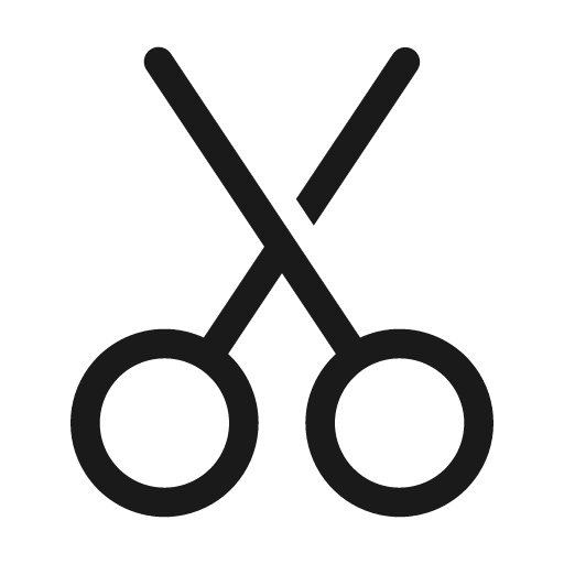 Cut 48 regular icon, solid style, from Fluent UI System Icons