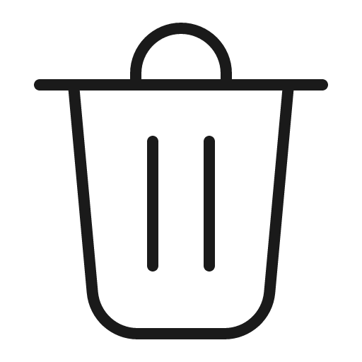 Delete 32 light icon, light style, from Fluent UI System Icons